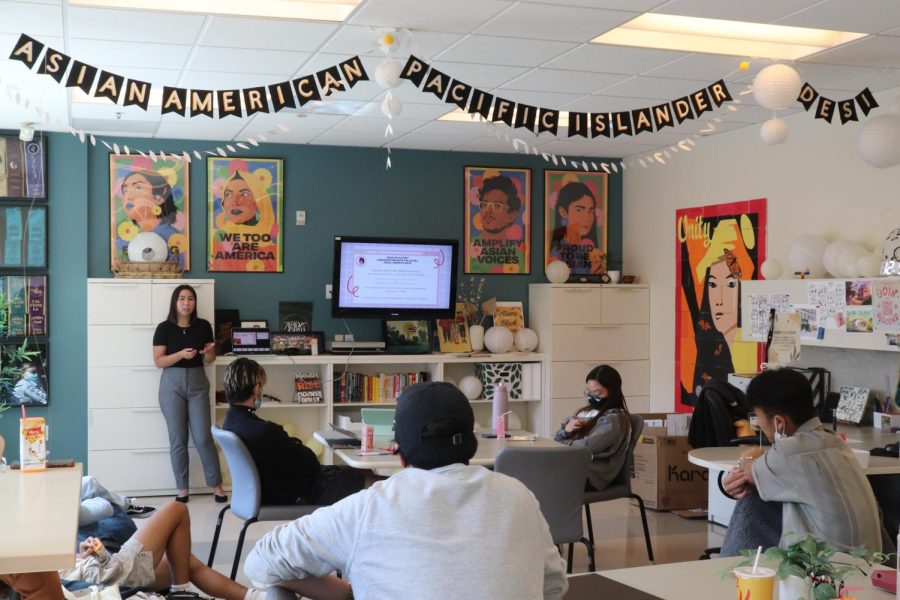 a shot of a couple of students in a classroom