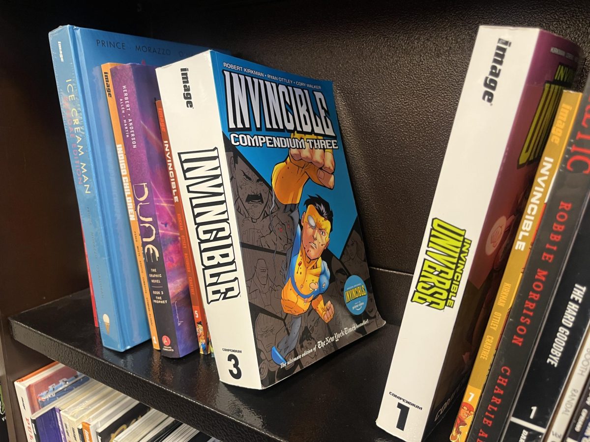 The "Invincible" TV show is adapted from the 144-issue comic series written by Robert Kirkman and published by Image Comics. Photo by Jose Oliver.